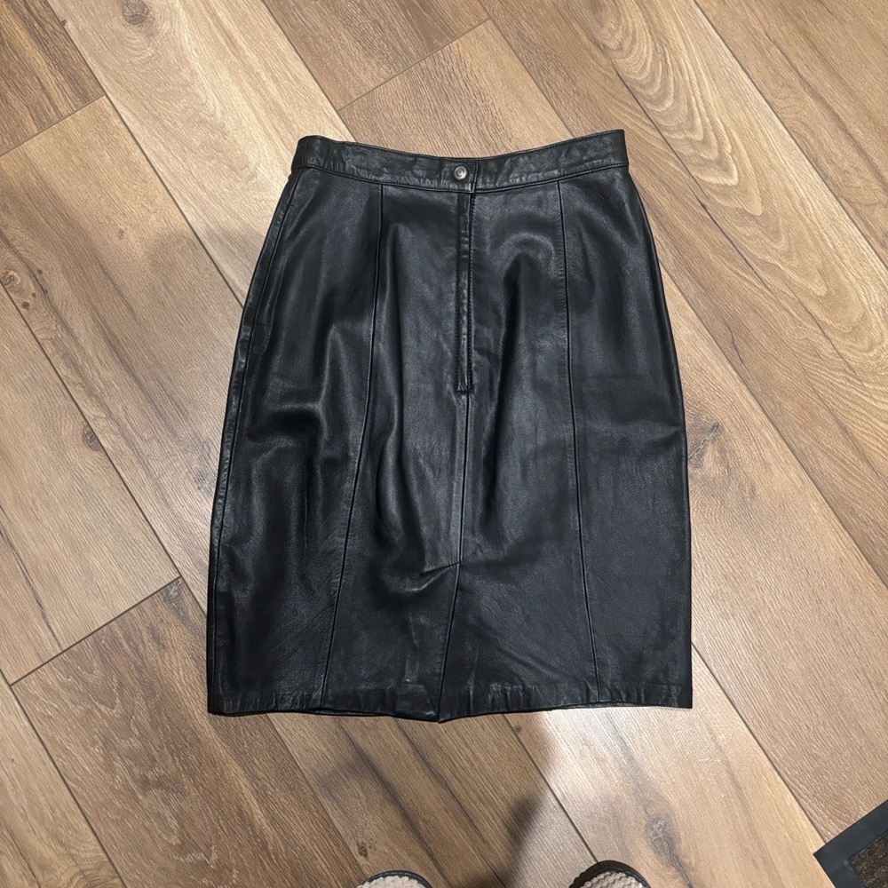 Leather Skirt